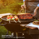 Grilling rack non-stick